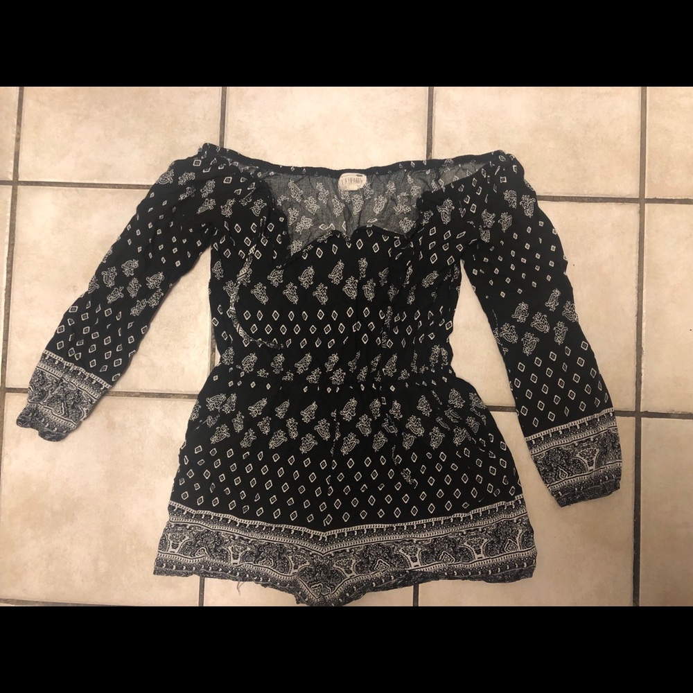 Off the shoulders romper